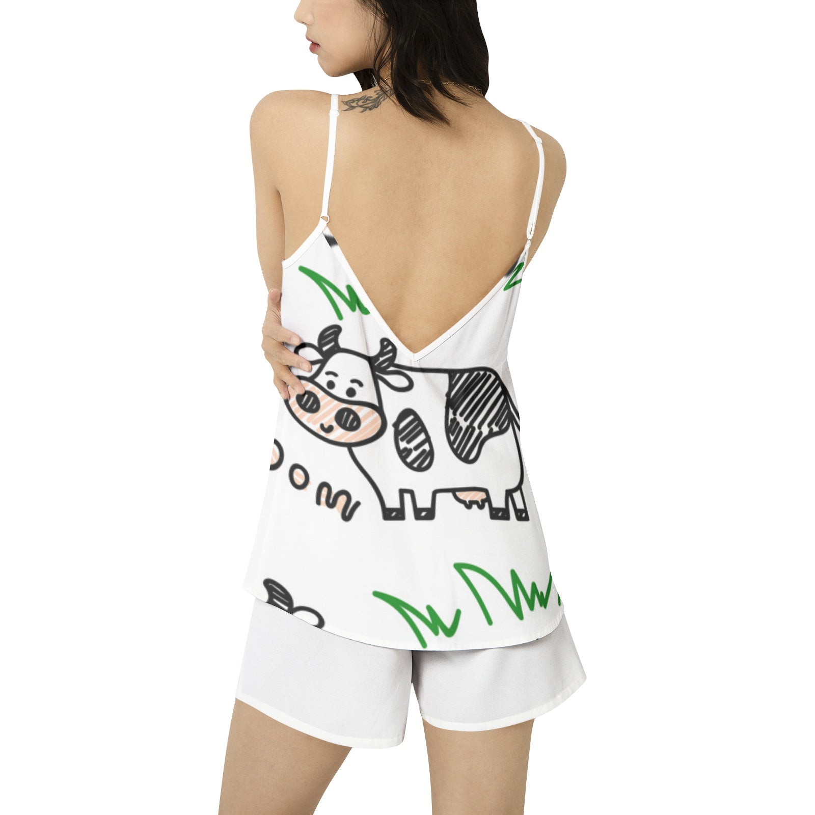 Women's Cami Top and Short Pajama Set