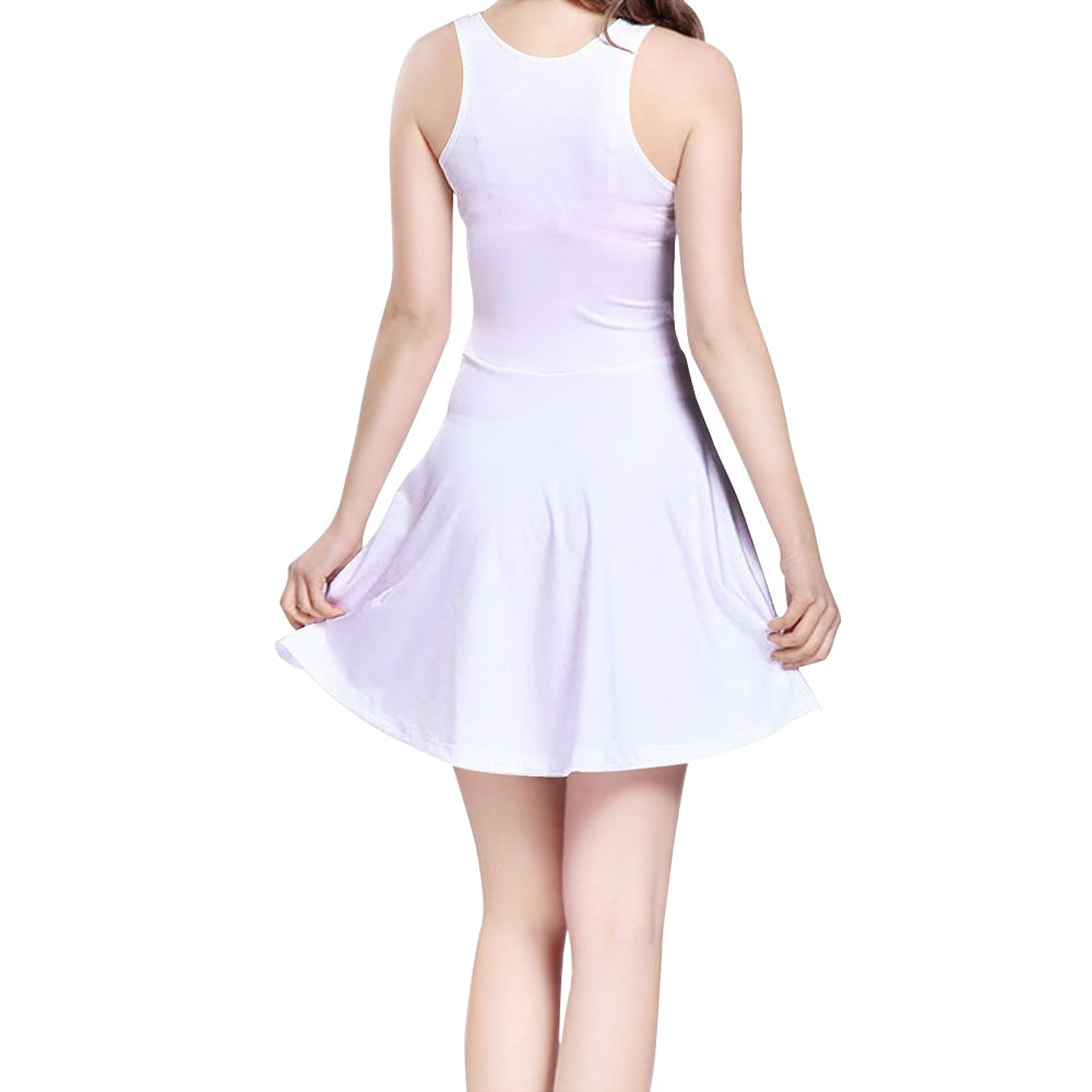 Women's Sleeveless Midi Casual Flared Skater Dress
