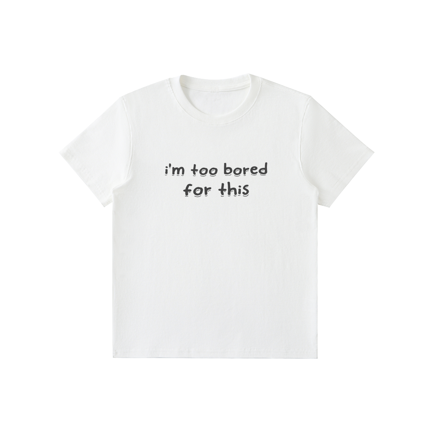 Men's T-Shirt "I'm Too Bored For This"