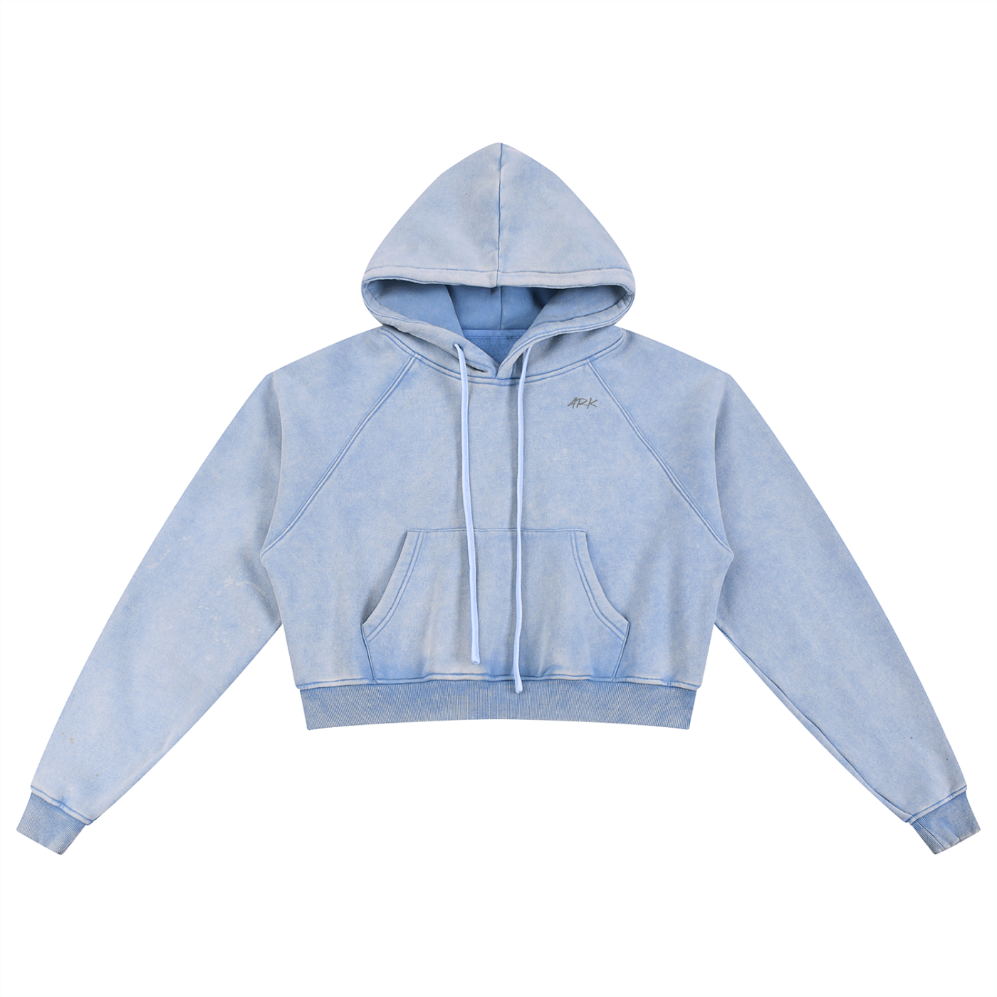 Women's Snow Washed Cropped Hoodie