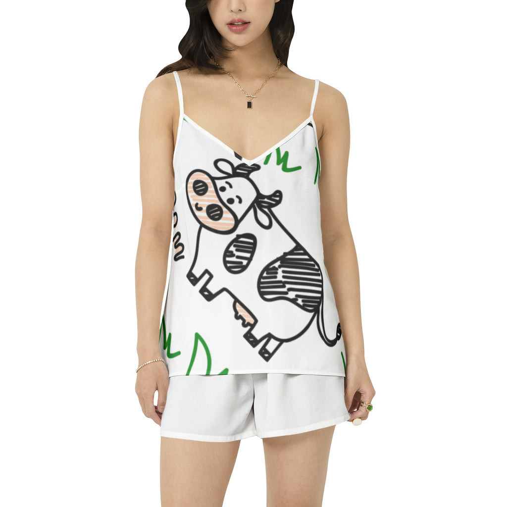 Women's Cami Top and Short Pajama Set