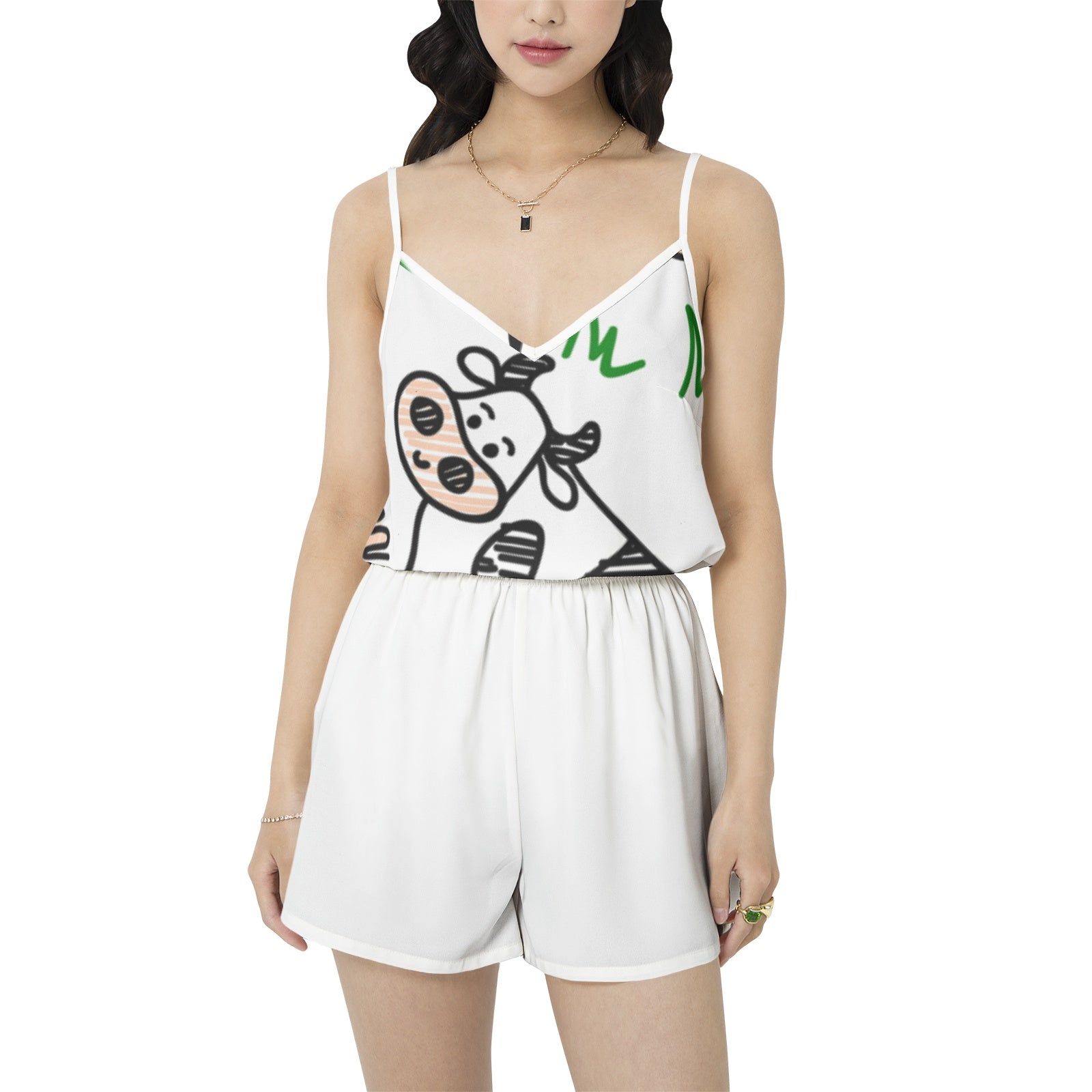 Women's Cami Top and Short Pajama Set