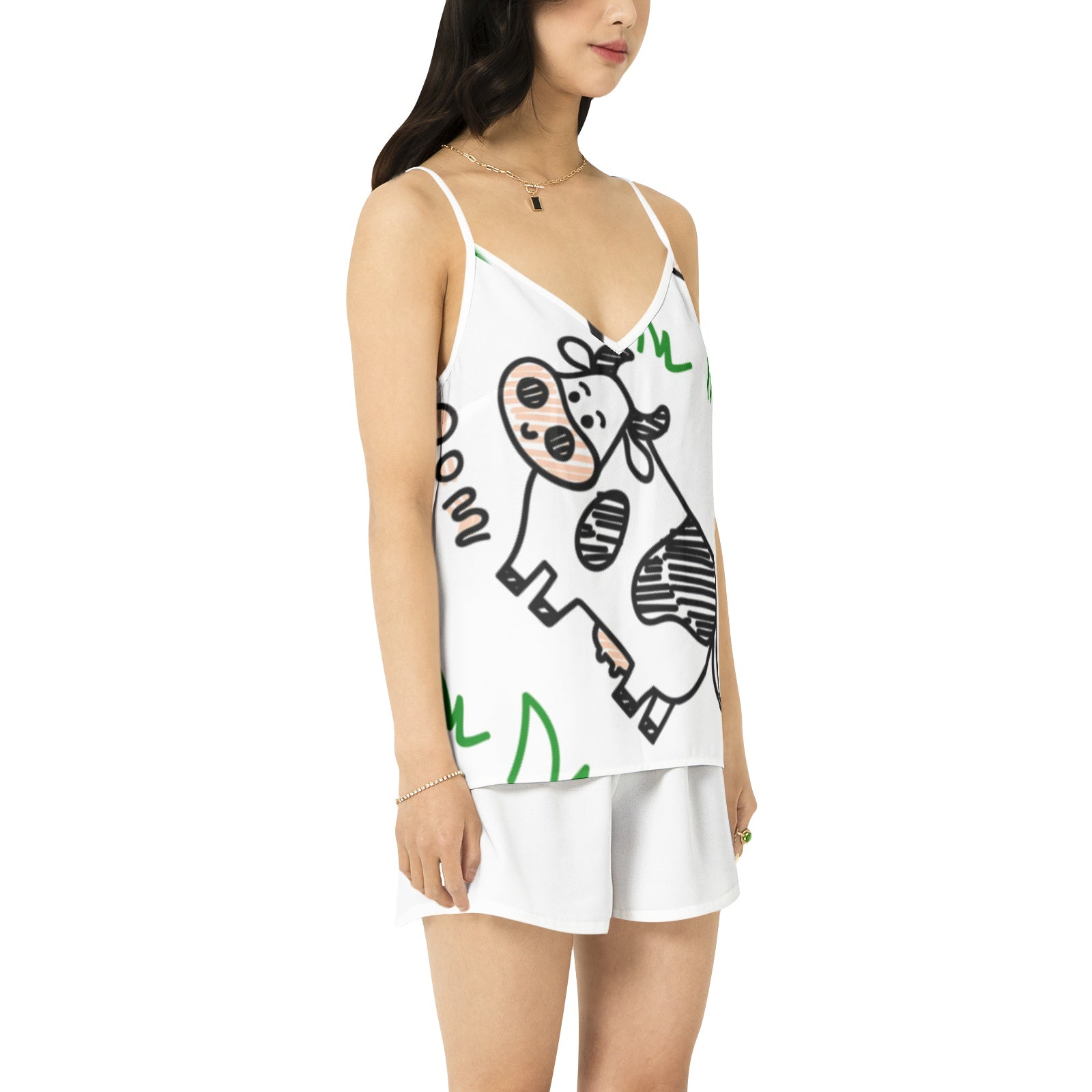 Women's Cami Top and Short Pajama Set