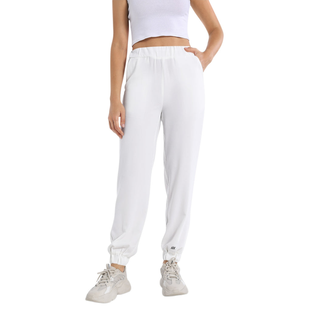 Elastic Waist Tapered Sweatpants