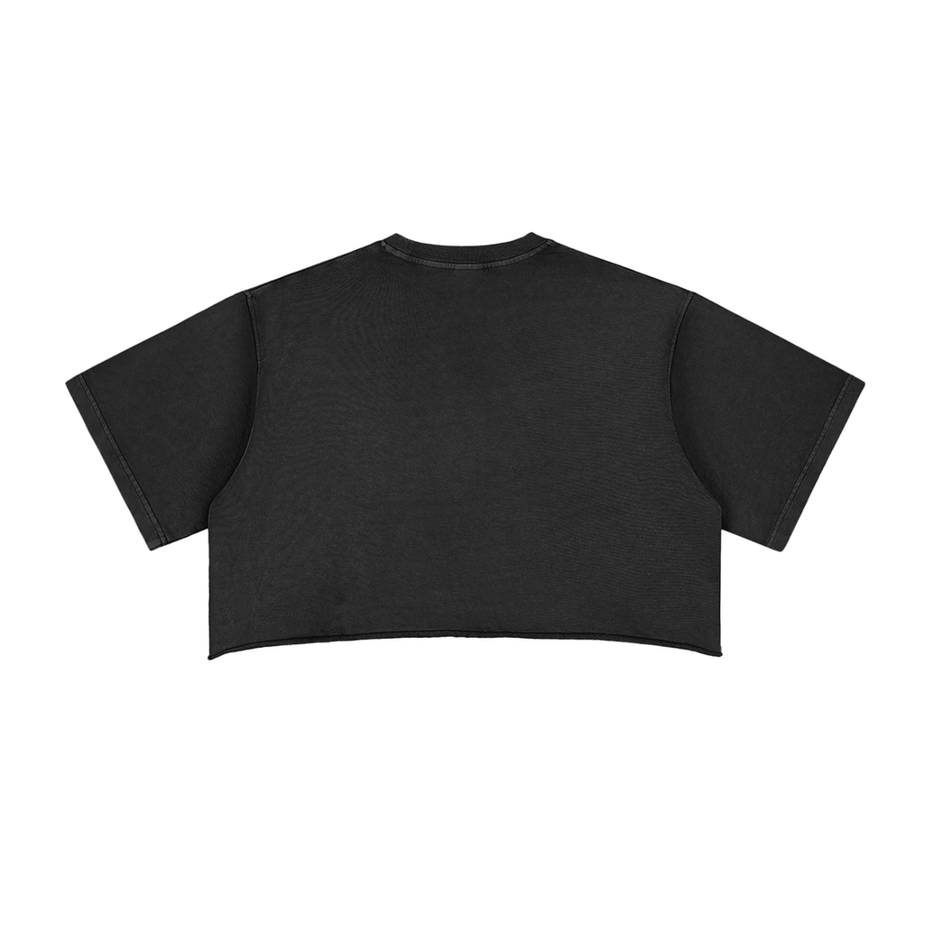 Women's Loose Cotton Crop-Top